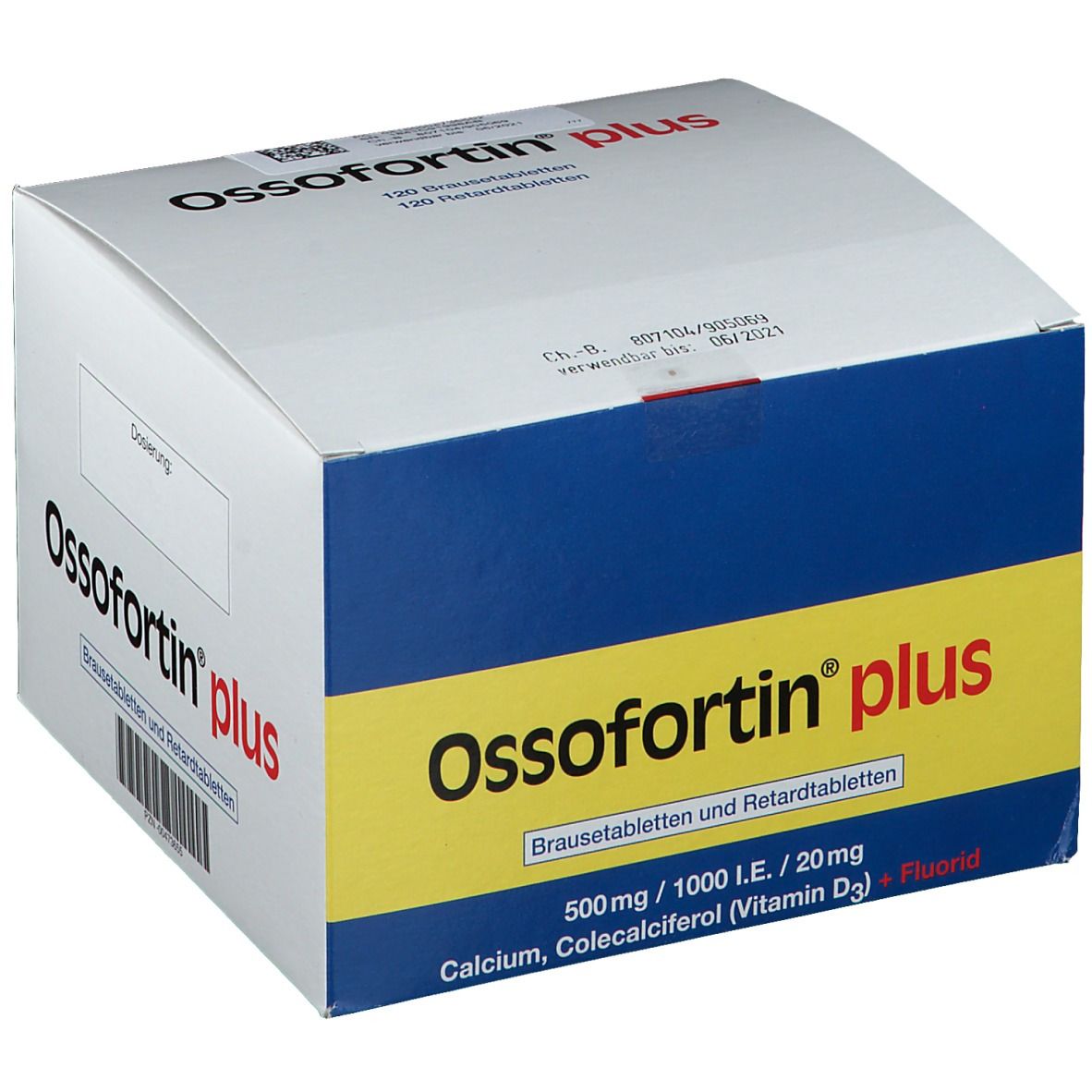 Ossofortin® Plus 500 mg/ 1000 I.E./20 mg