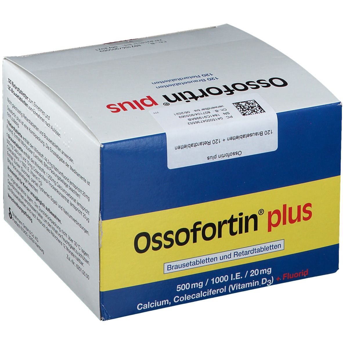 Ossofortin® Plus 500 mg/ 1000 I.E./20 mg