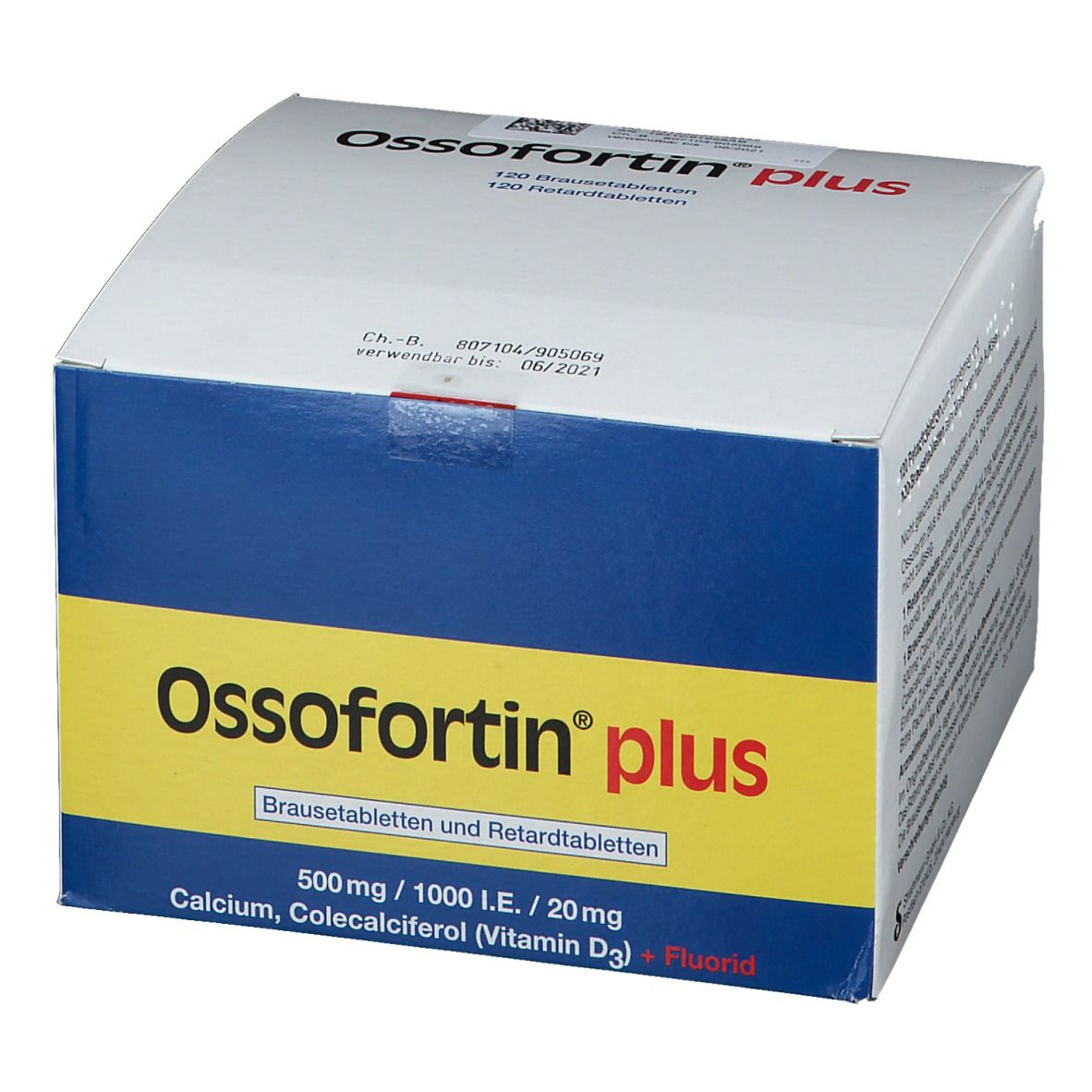 Ossofortin® Plus 500 mg/ 1000 I.E./20 mg