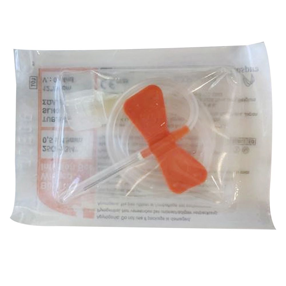 Butterfly Flügelkanüle 25 G orange
