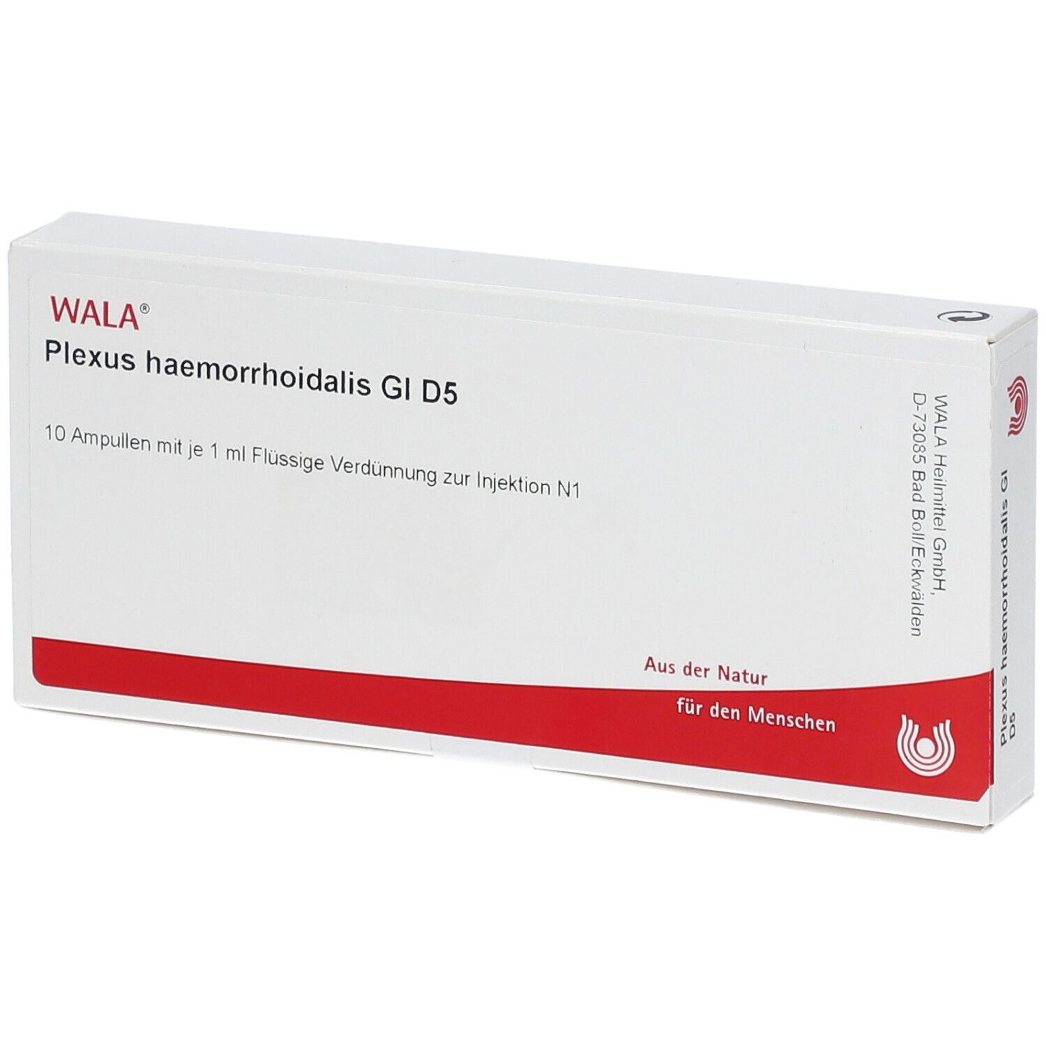 WALA® Plexus haemorrhoidalis Gl D 5