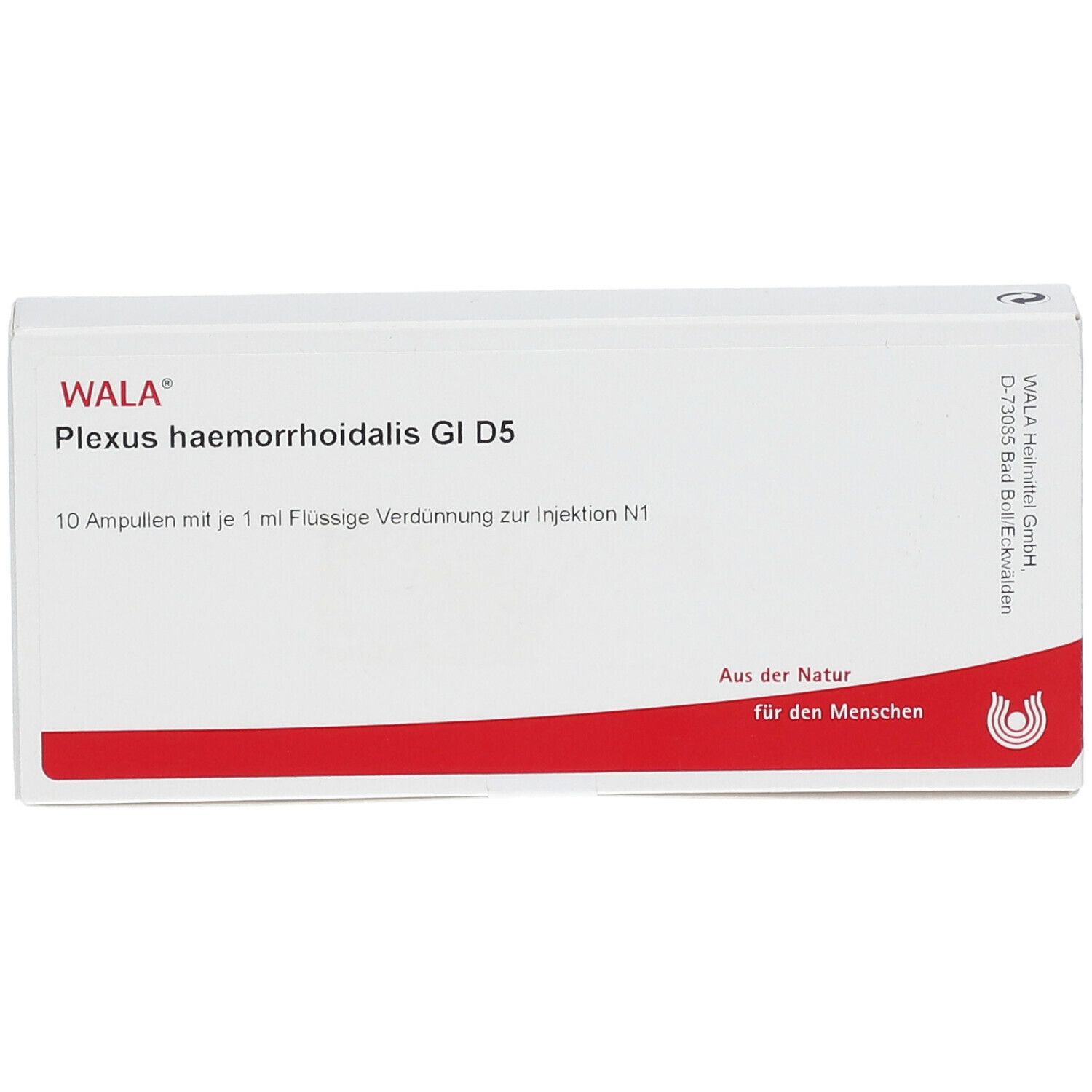 WALA® Plexus haemorrhoidalis Gl D 5