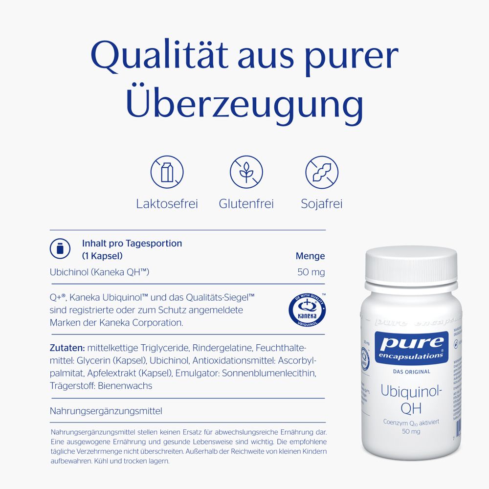 Pure Encapsulations® Ubiquinol-QH 50mg