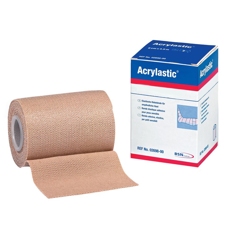 Acrylastic® längselastische Binde 2,5 m x 8 cm