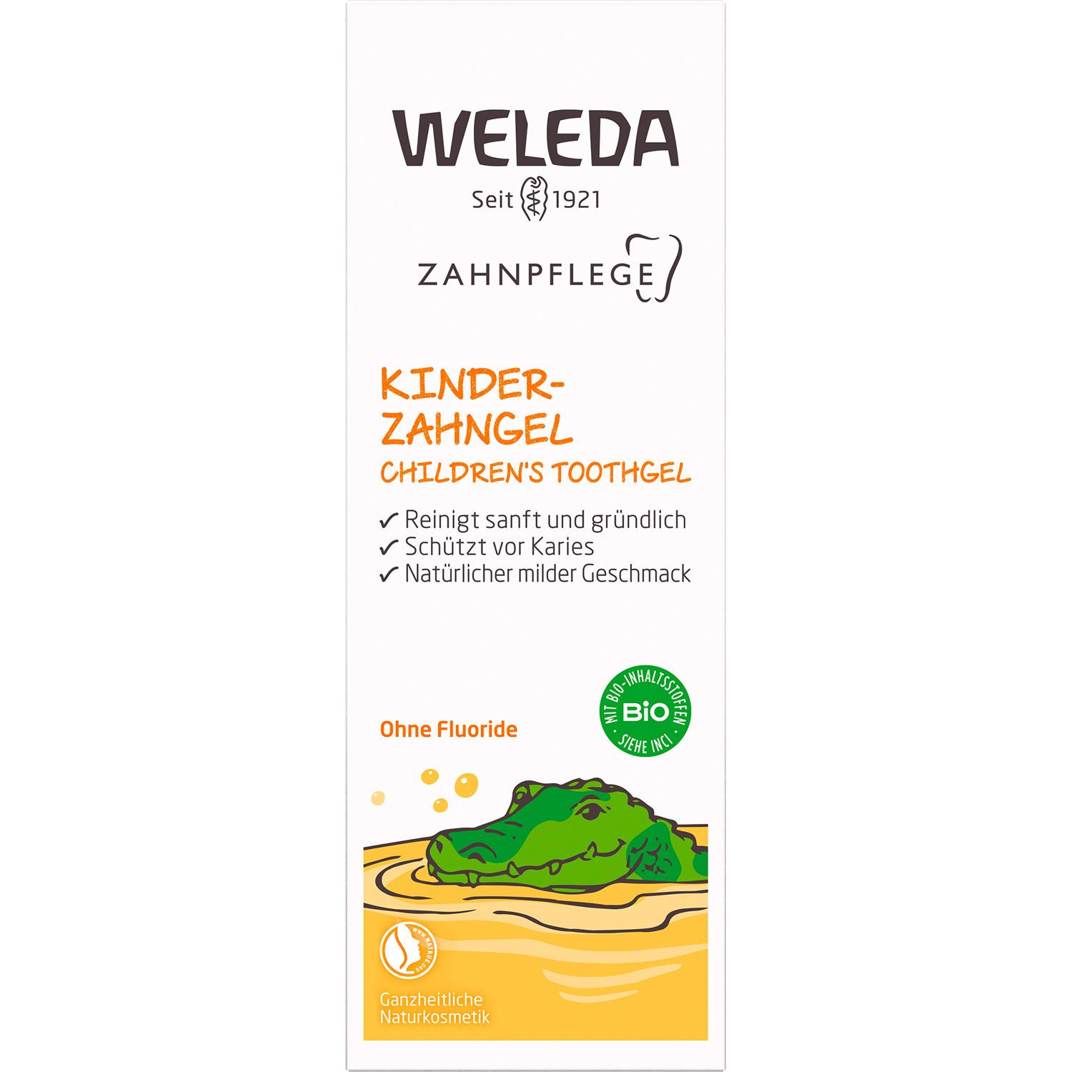Weleda Kinder-Zahngel - natürliche Kariesprophylaxe für die Milchzähne, enthält keine Fluoride