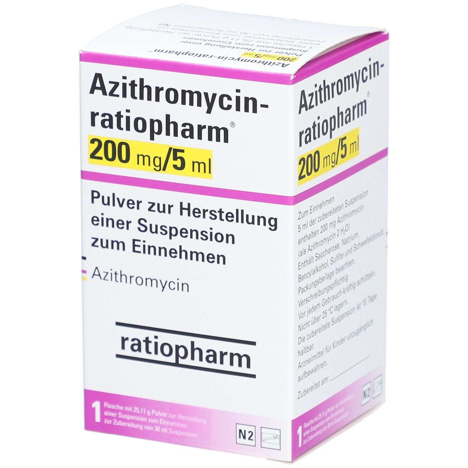 Azithromycin-ratiopharm® 200 mg/5 ml
