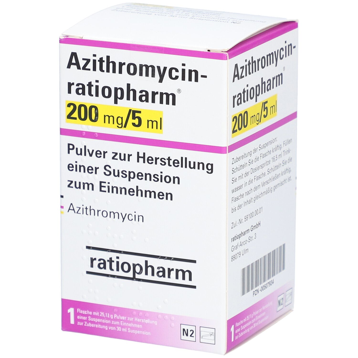 Azithromycin-ratiopharm® 200 mg/5 ml