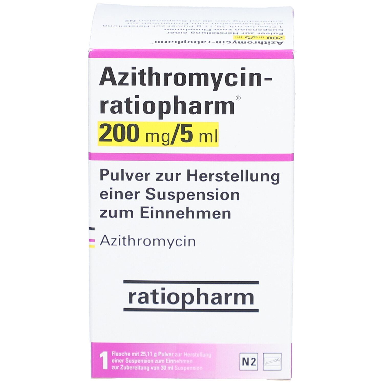 Azithromycin-ratiopharm® 200 mg/5 ml