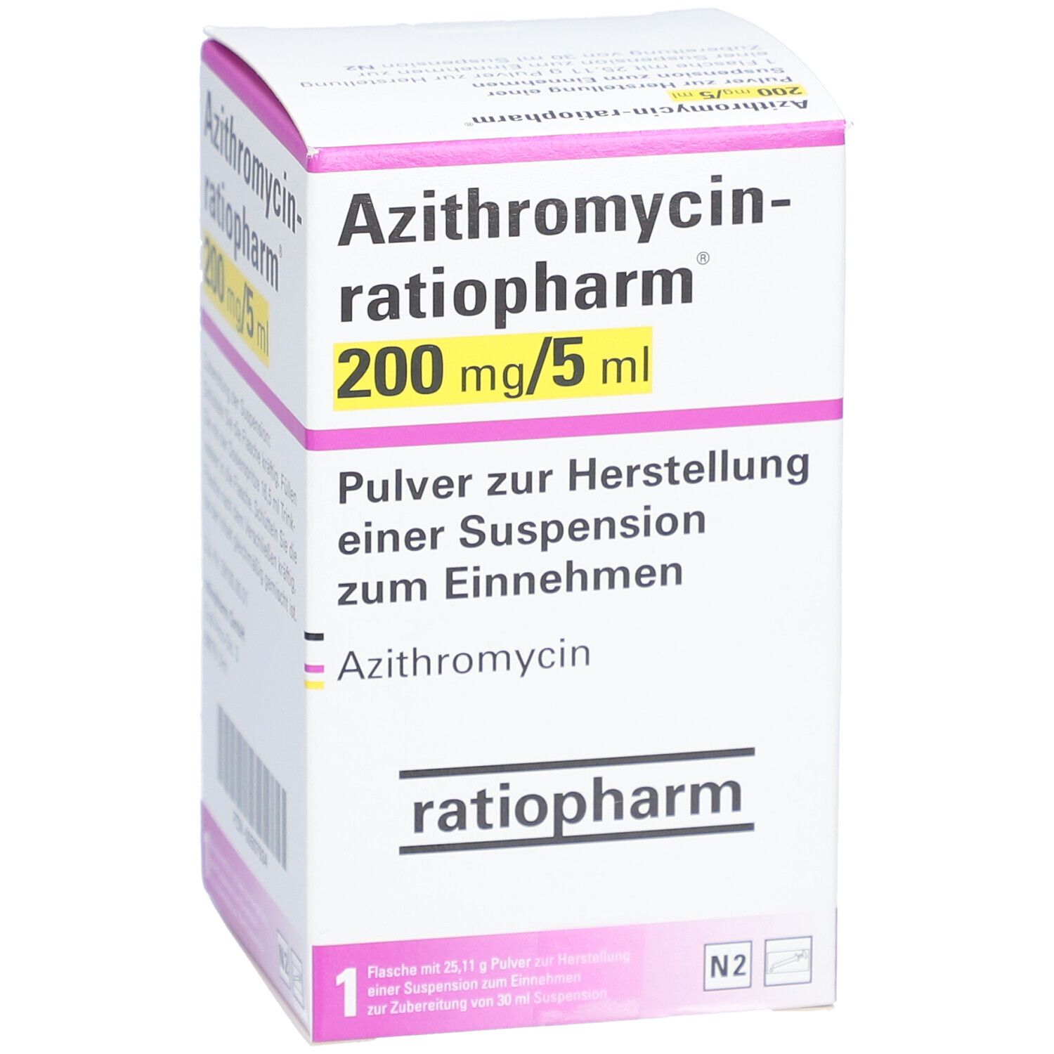 Azithromycin-ratiopharm® 200 mg/5 ml