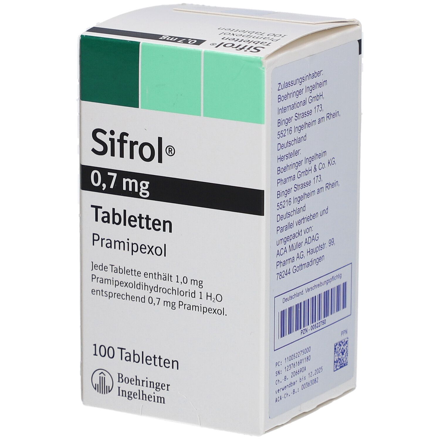 Sifrol® 0.7Mg