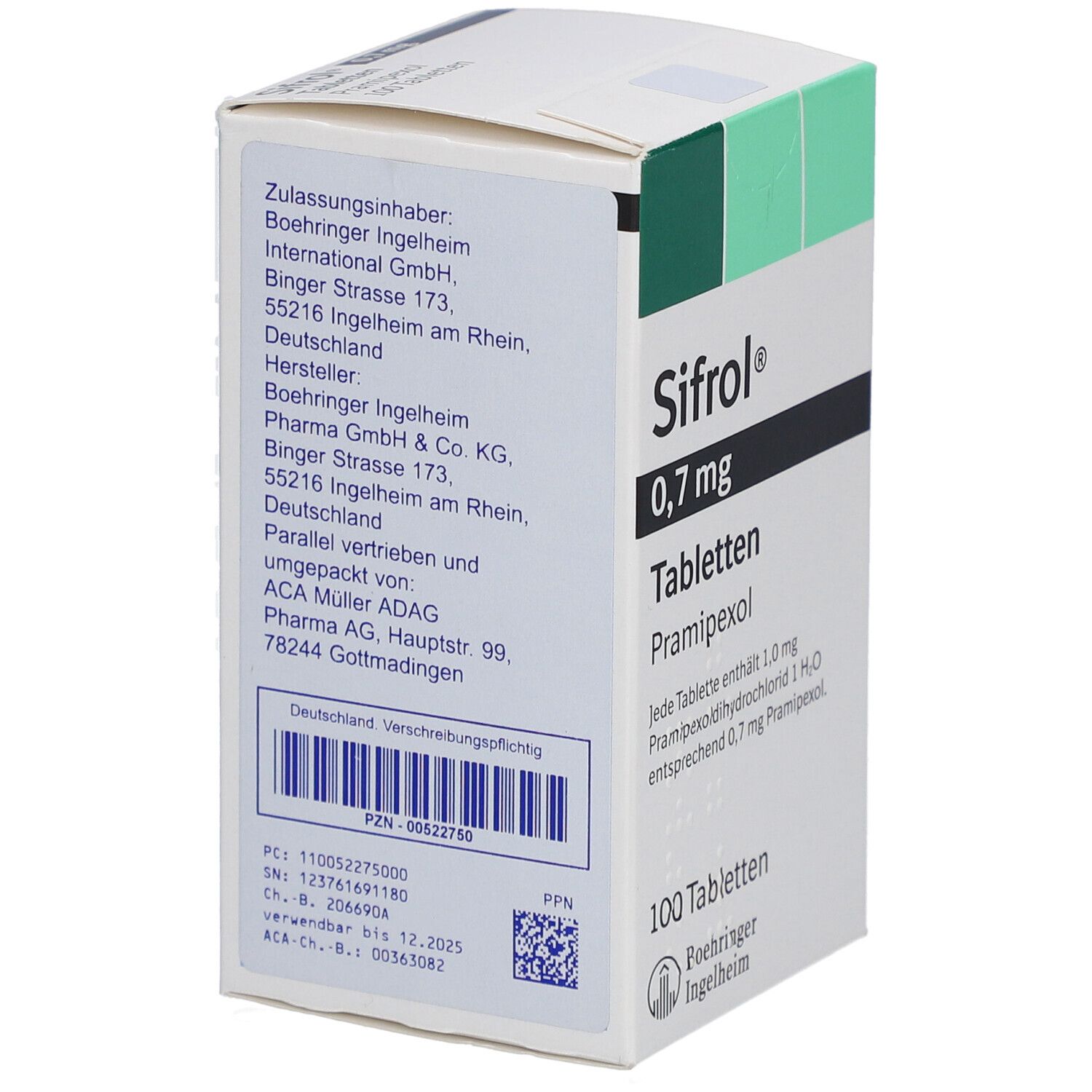 Sifrol® 0.7Mg