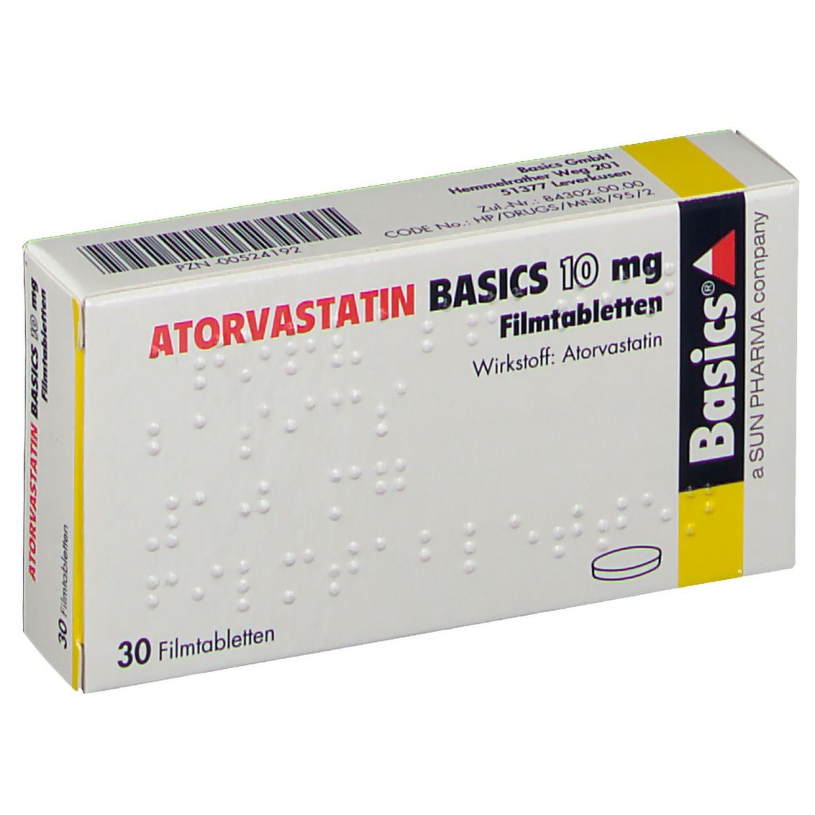 ATORVASTATIN BASICS 10 mg