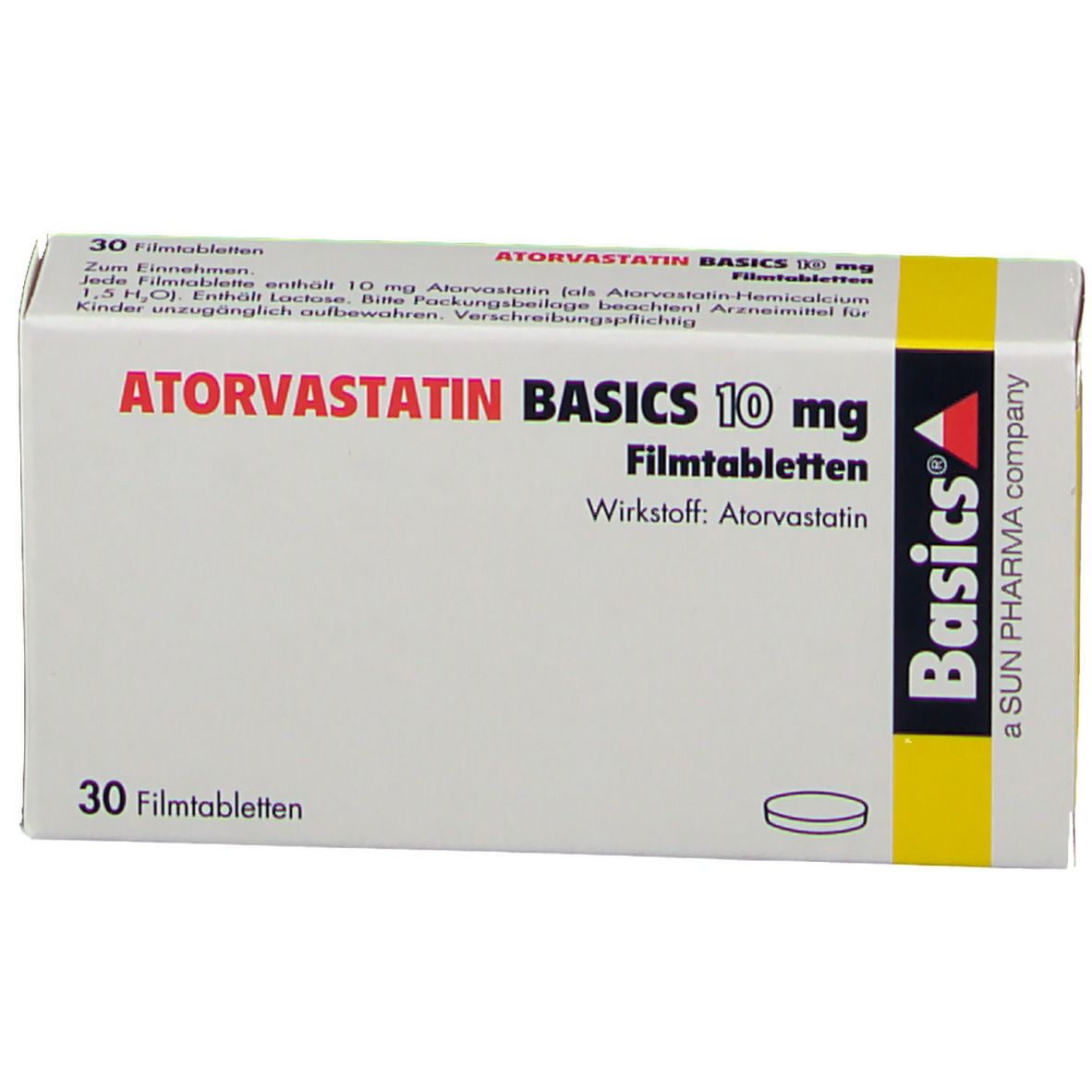 ATORVASTATIN BASICS 10 mg