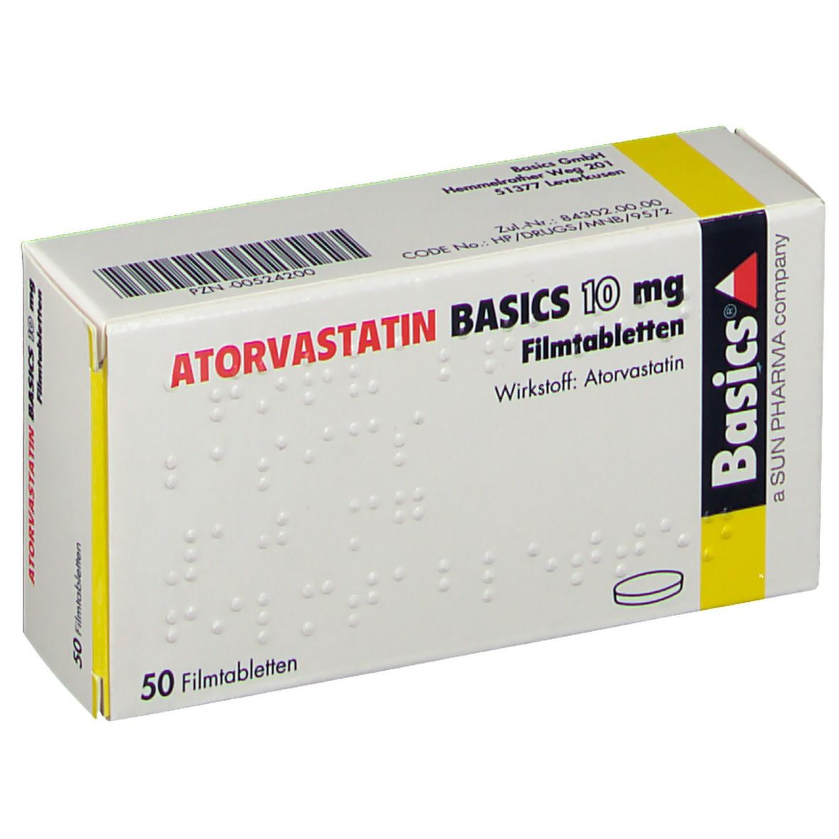 ATORVASTATIN BASICS 10 mg