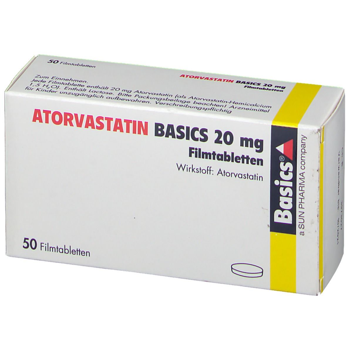 ATORVASTATIN BASICS 20 mg
