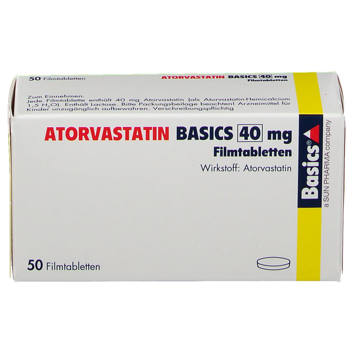 ATORVASTATIN BASICS 40 mg