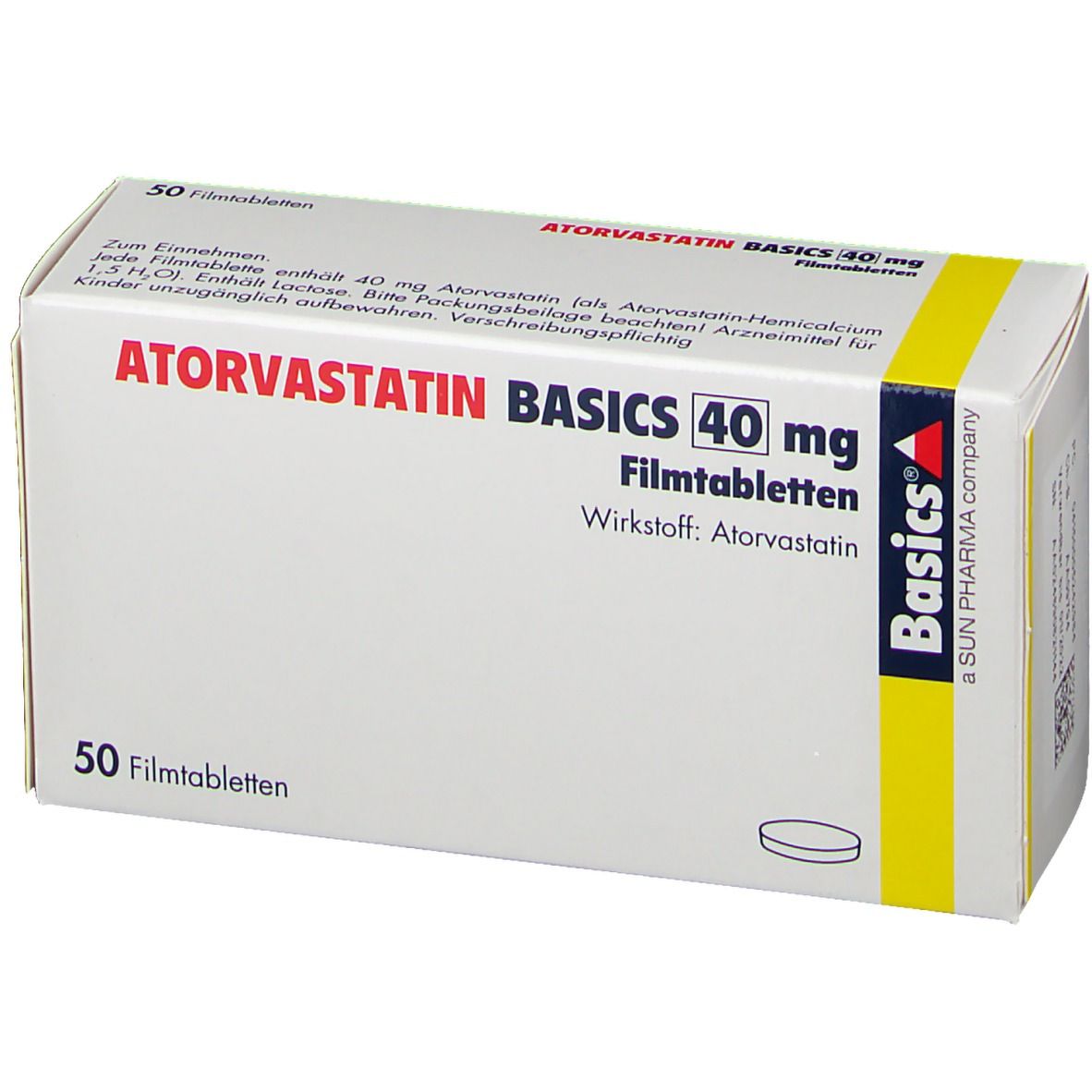 ATORVASTATIN BASICS 40 mg