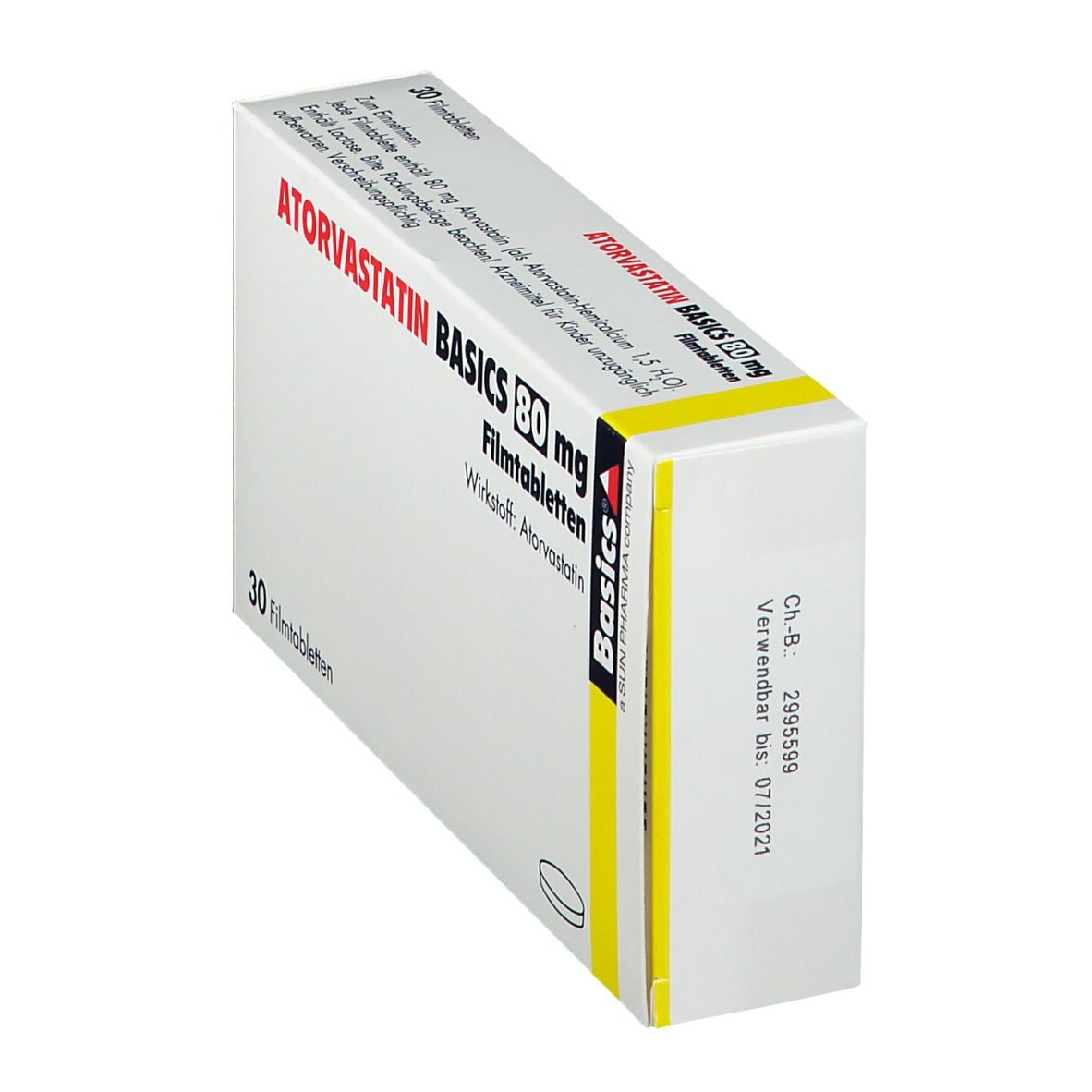 ATORVASTATIN BASICS 80 mg