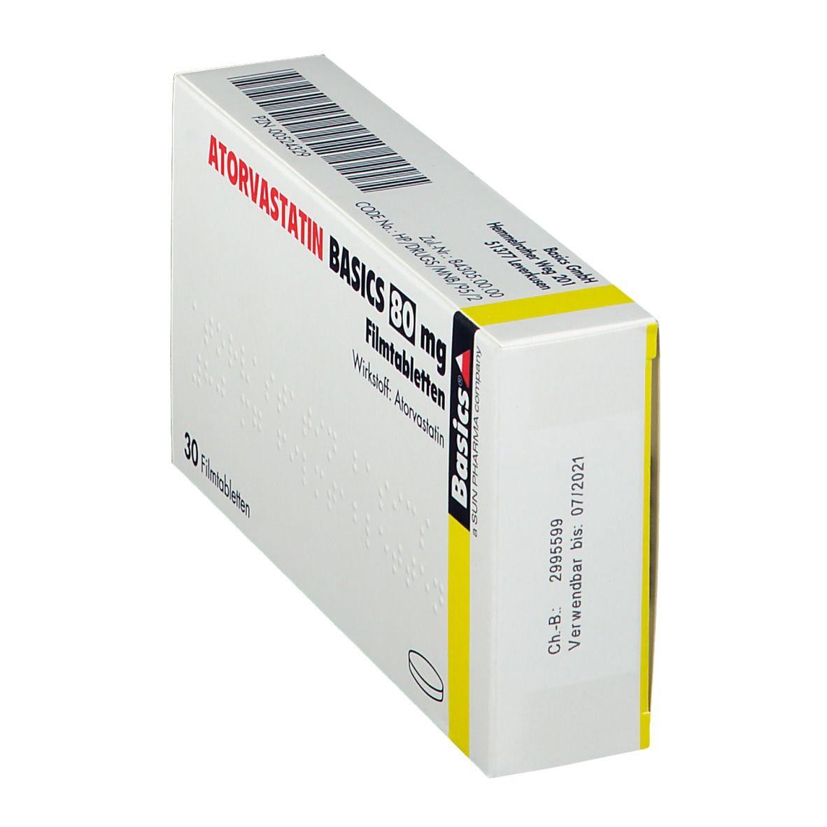 ATORVASTATIN BASICS 80 mg