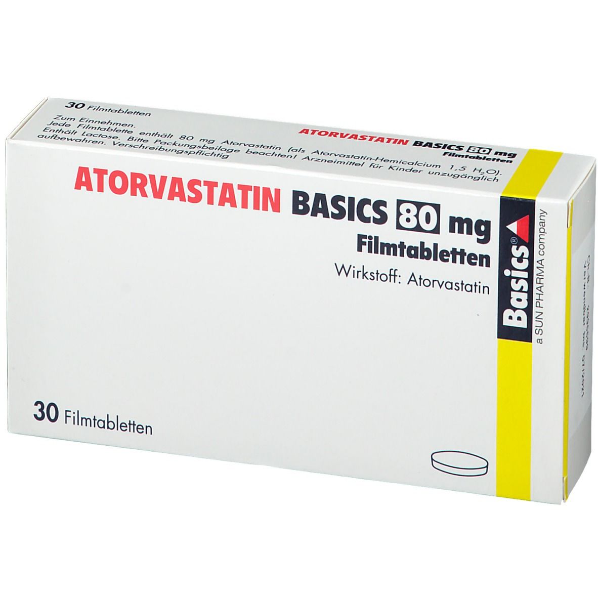 ATORVASTATIN BASICS 80 mg