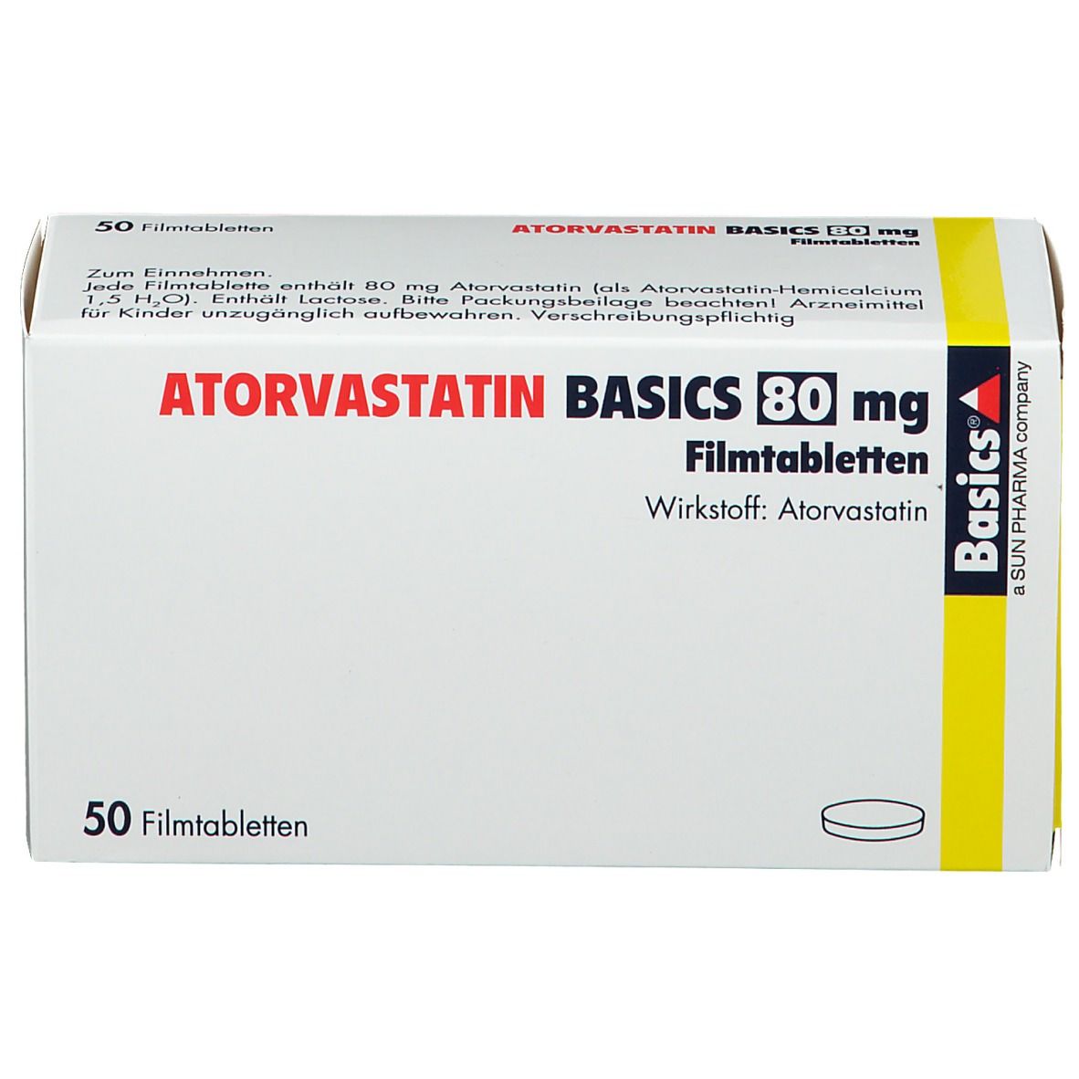 ATORVASTATIN BASICS 80 mg