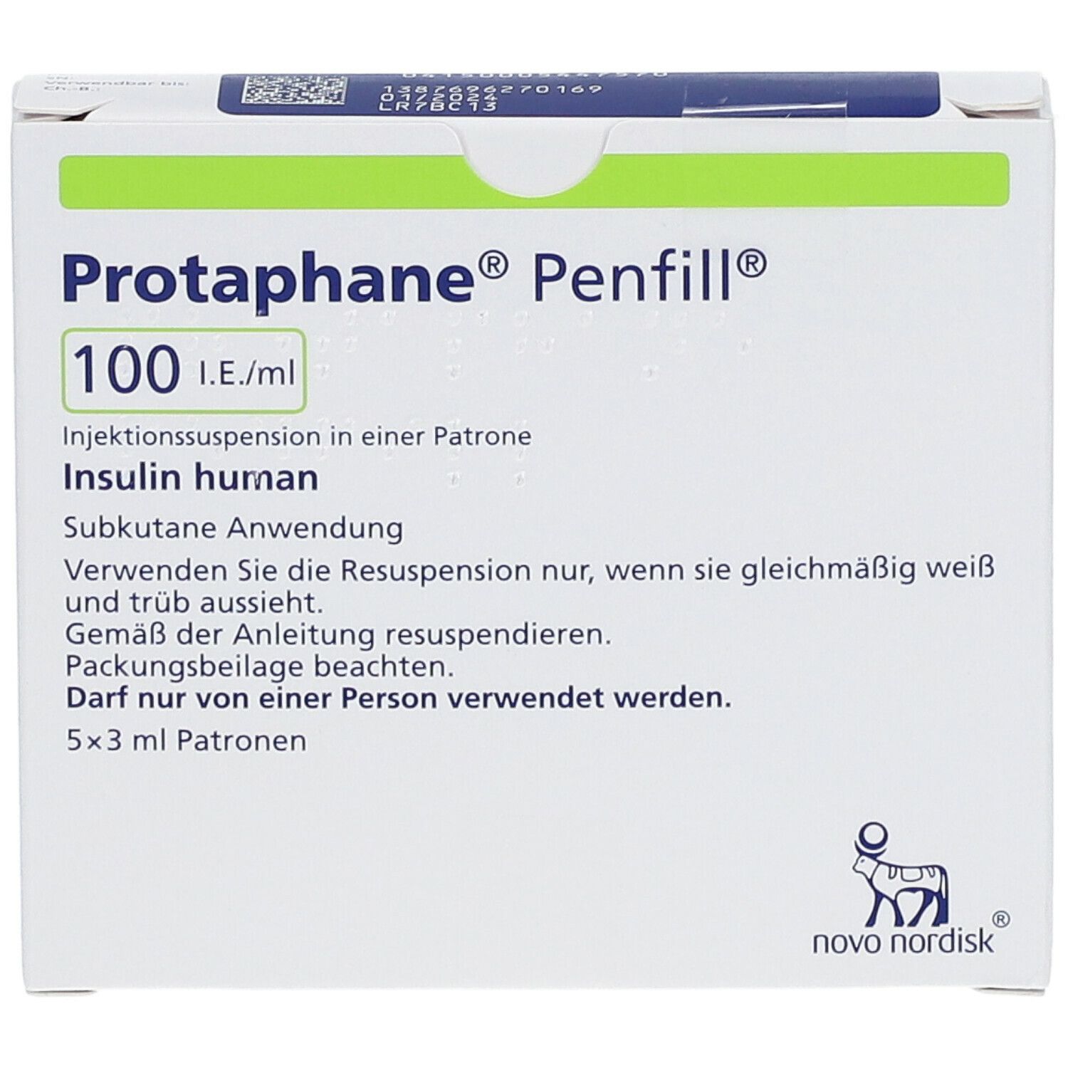 Protaphane® Penfill® 100 I.E./ml