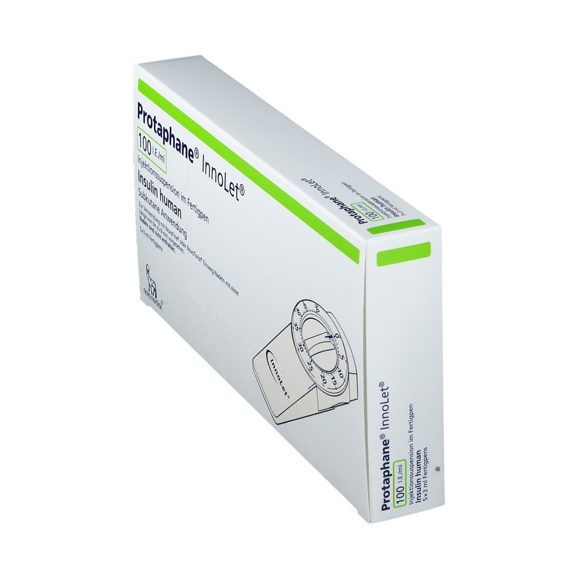 Protaphane® InnoLet 100 I.E./ml 5x3 ml mit dem ERezept kaufen Shop