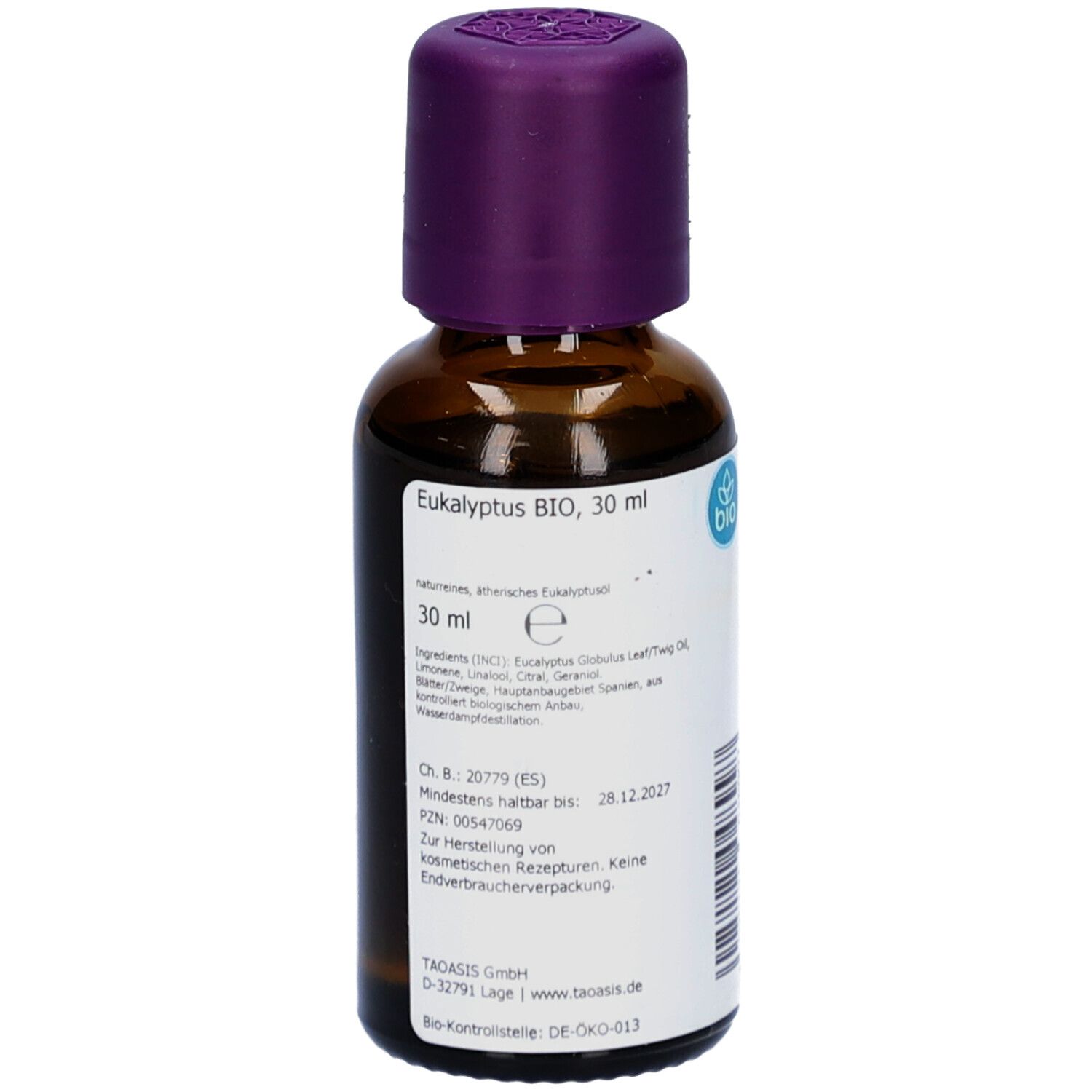 Eukalyptus ÖL Bio 30 ml Ätherisches Öl