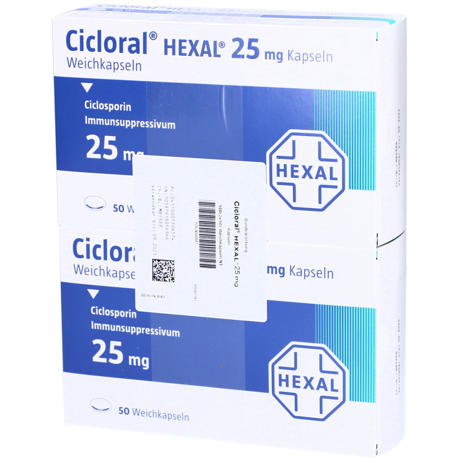 Cicloral® HEXAL® 25 mg