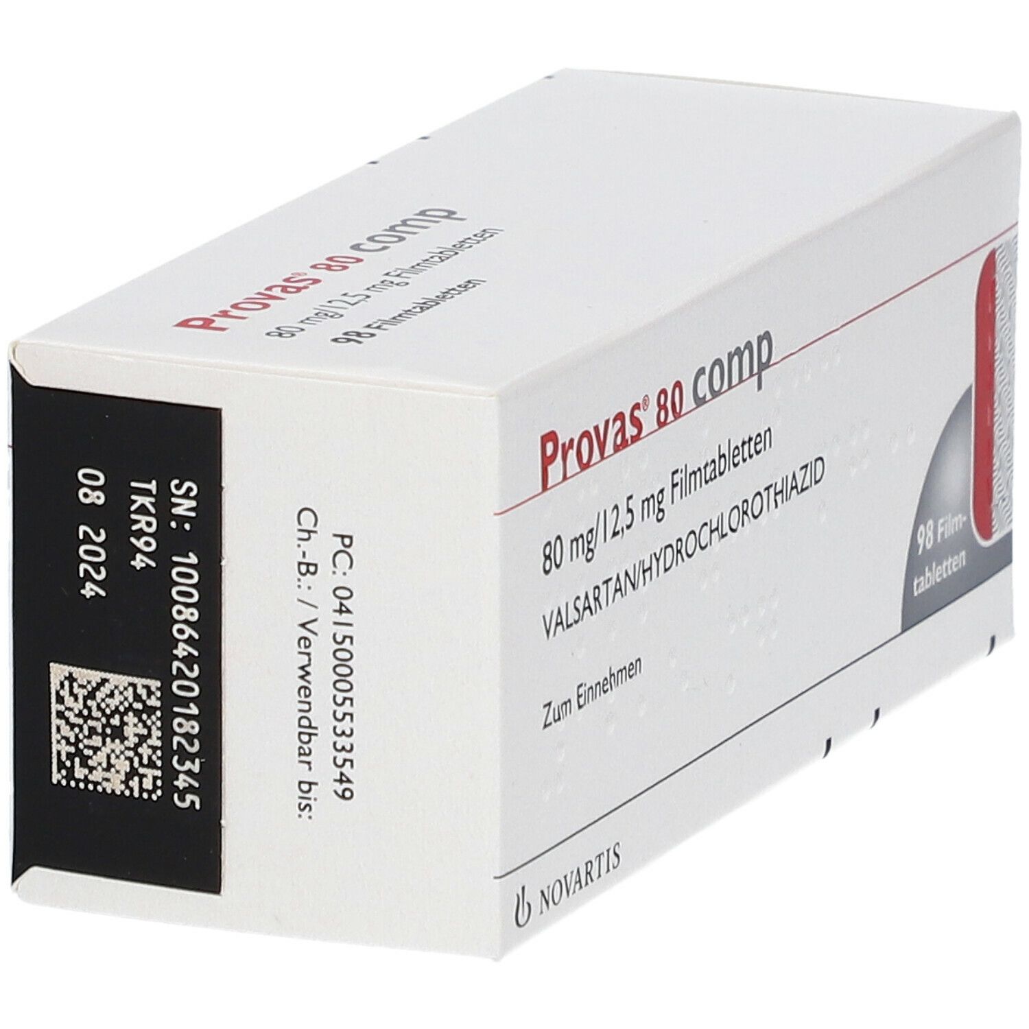 Provas® 80 comp 80 mg/12,5 mg