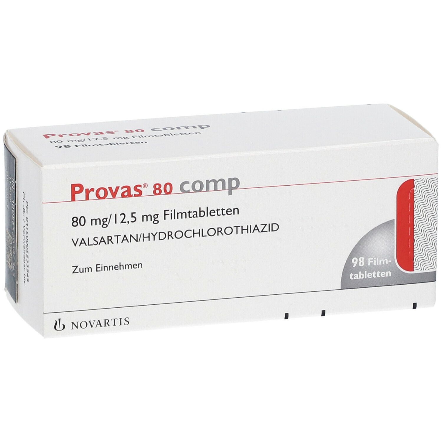 Provas® 80 comp 80 mg/12,5 mg
