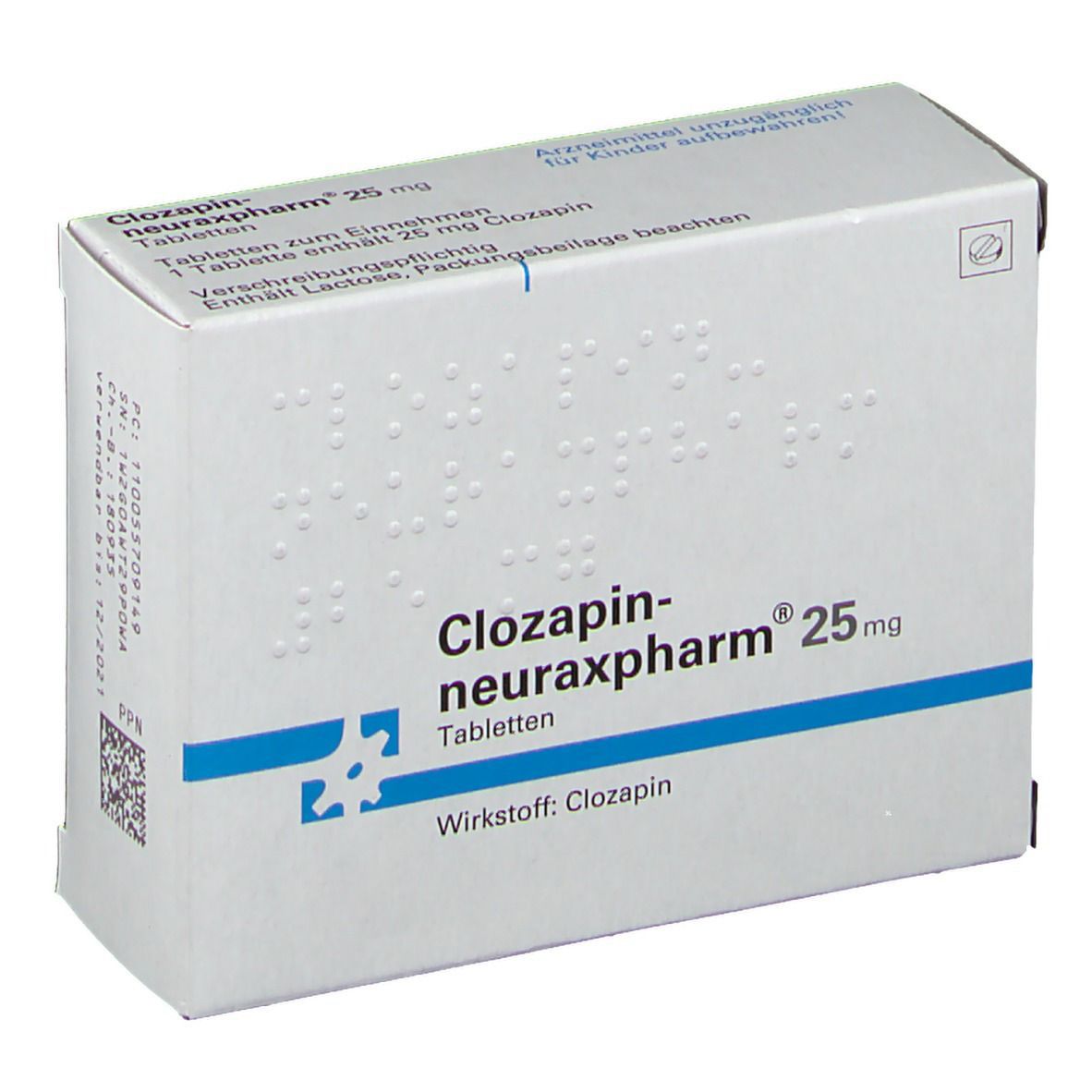 CLOZAPIN-neuraxpharm 25 mg Tabletten 50 St