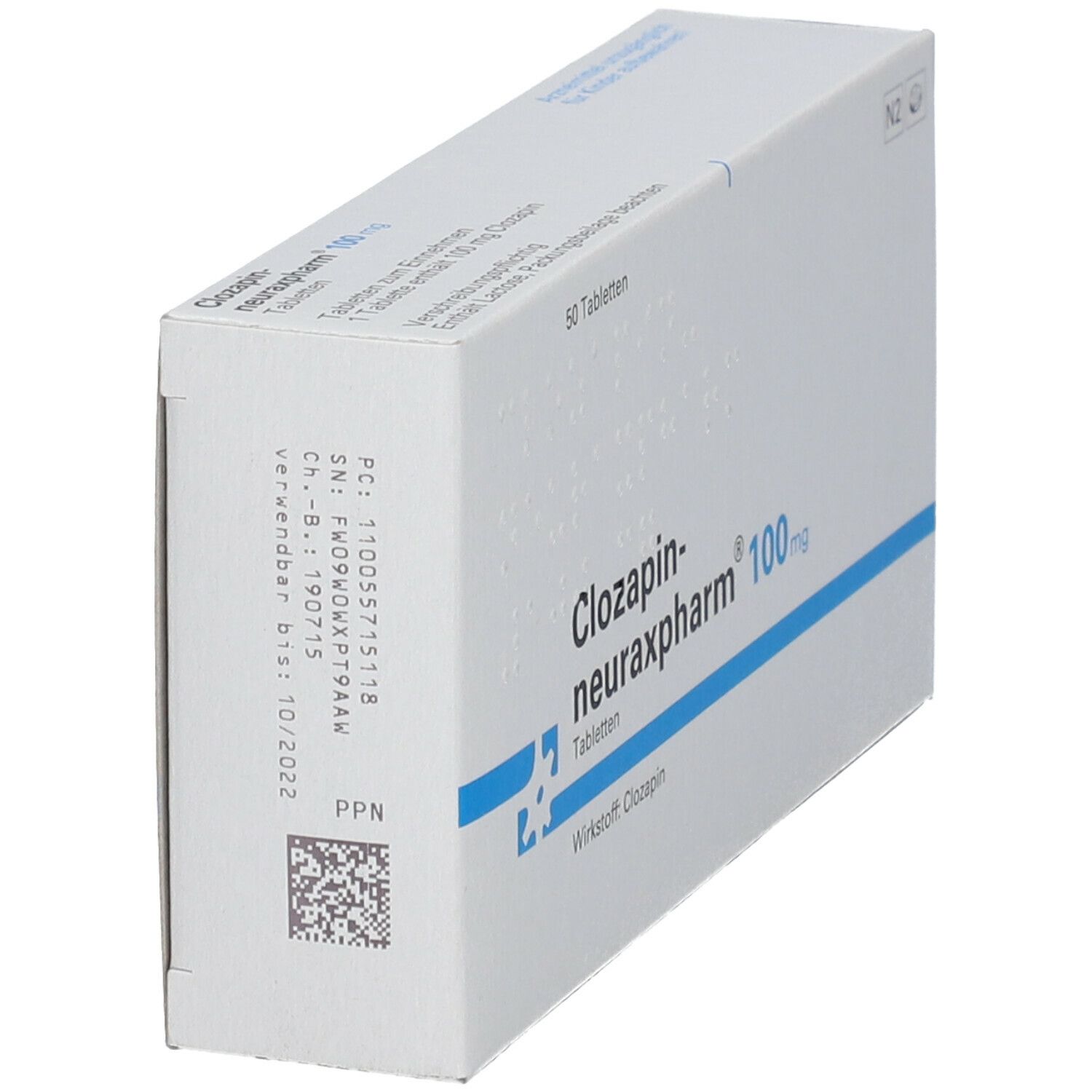 CLOZAPIN-neuraxpharm 100 mg Tabletten 50 St