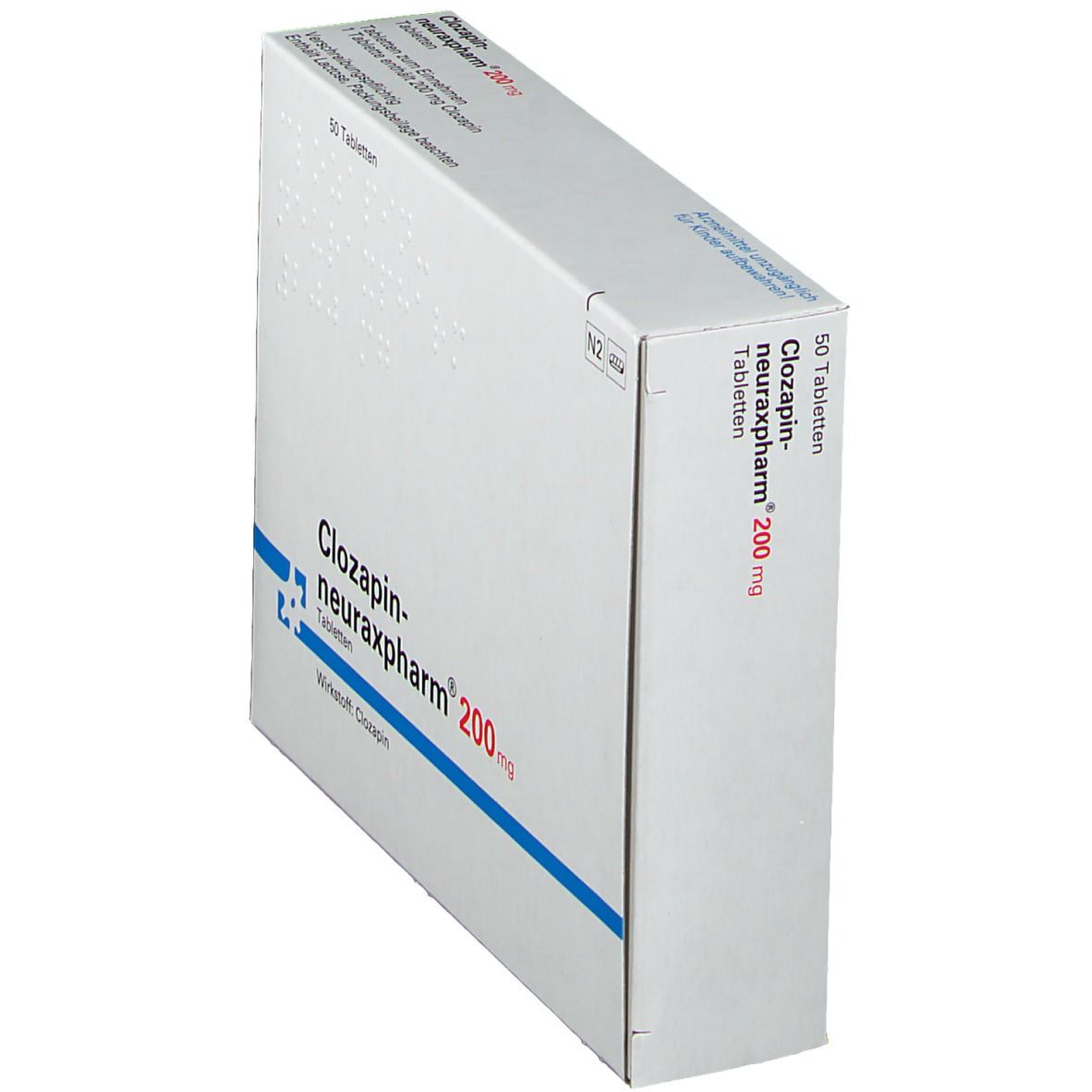 CLOZAPIN-neuraxpharm 200 mg Tabletten 50 St