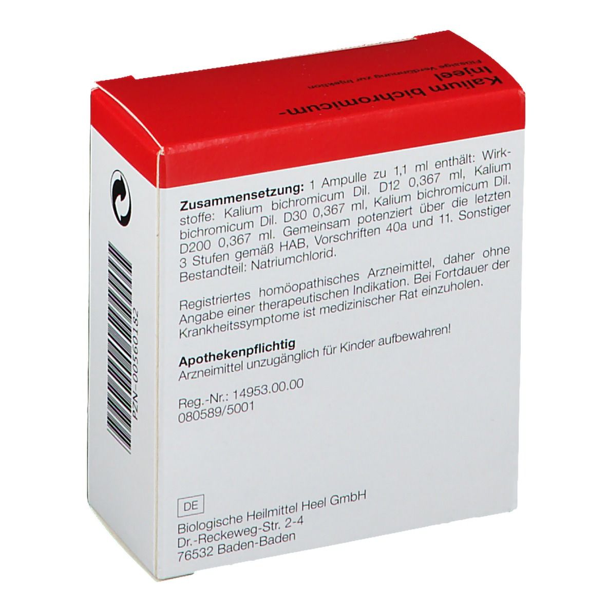 Kalium bichromicum-Injeel® Ampullen