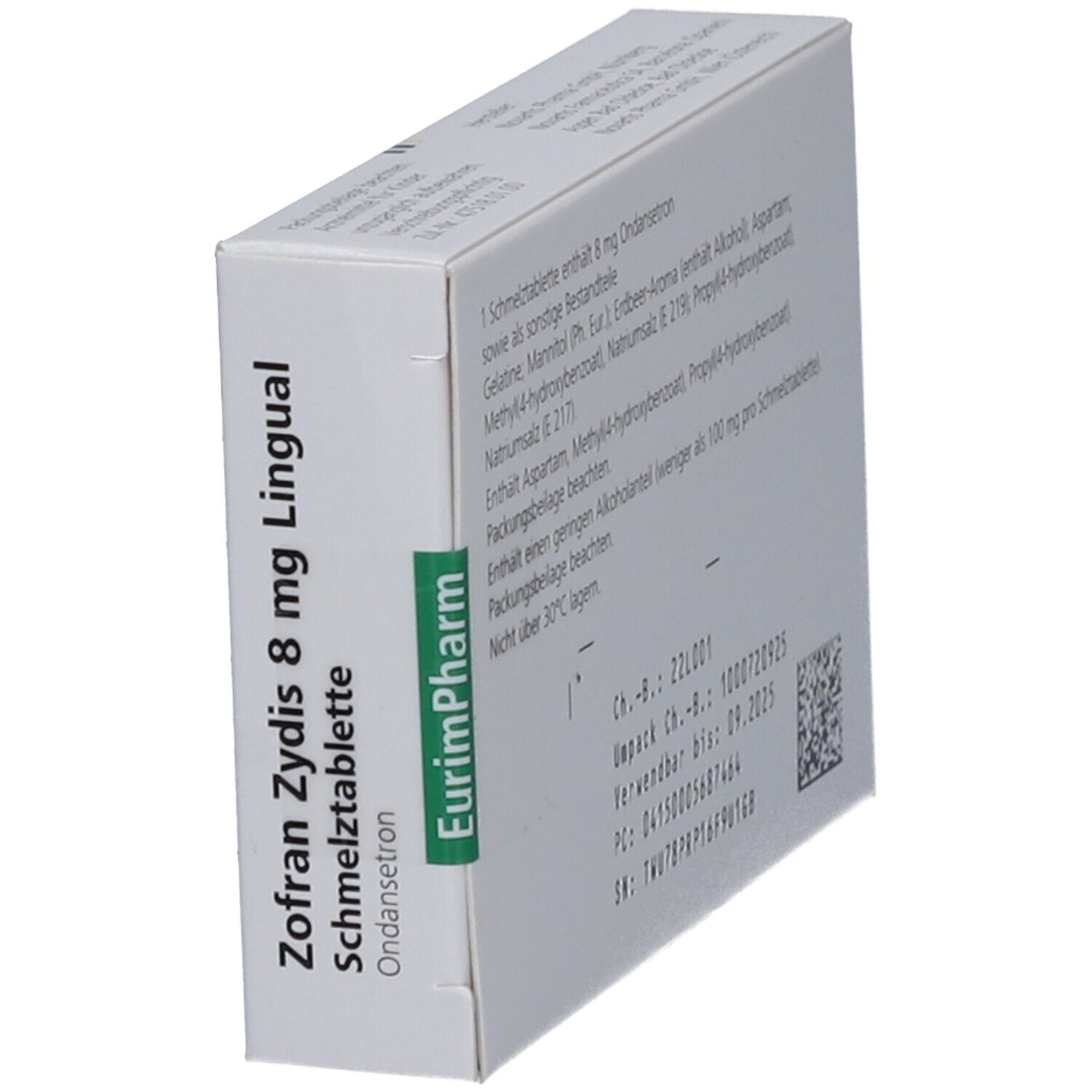 ZOFRAN 8 mg Zydis Lingual Schmelztabletten