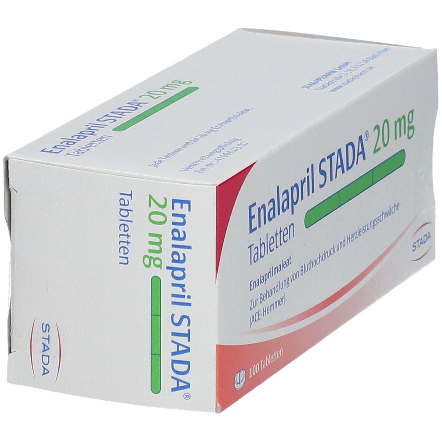 Enalapril Stada 20 mg Tabletten 100 St