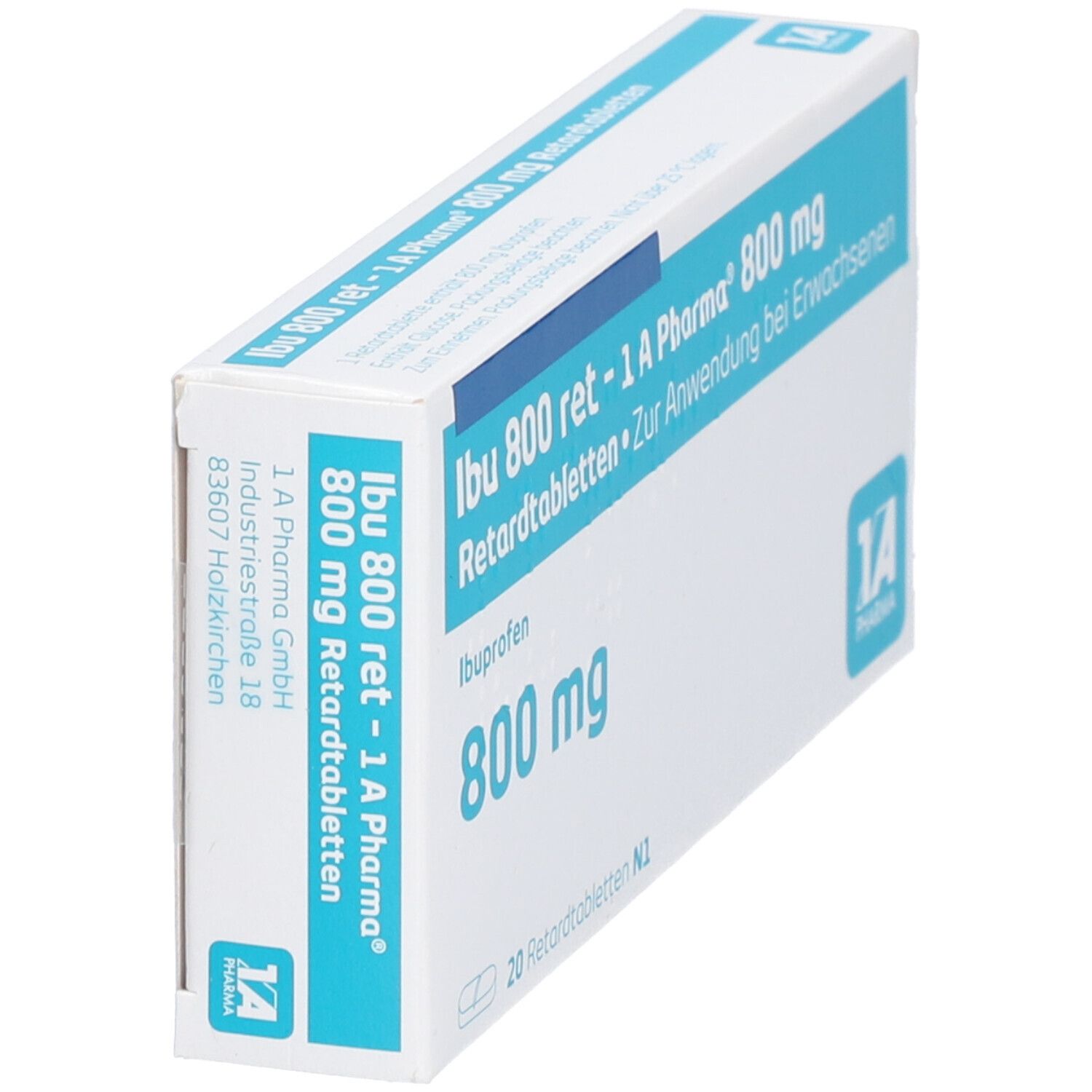 IBU 800 ret-1A Pharma Tabl. 20 St Retard-Tabletten