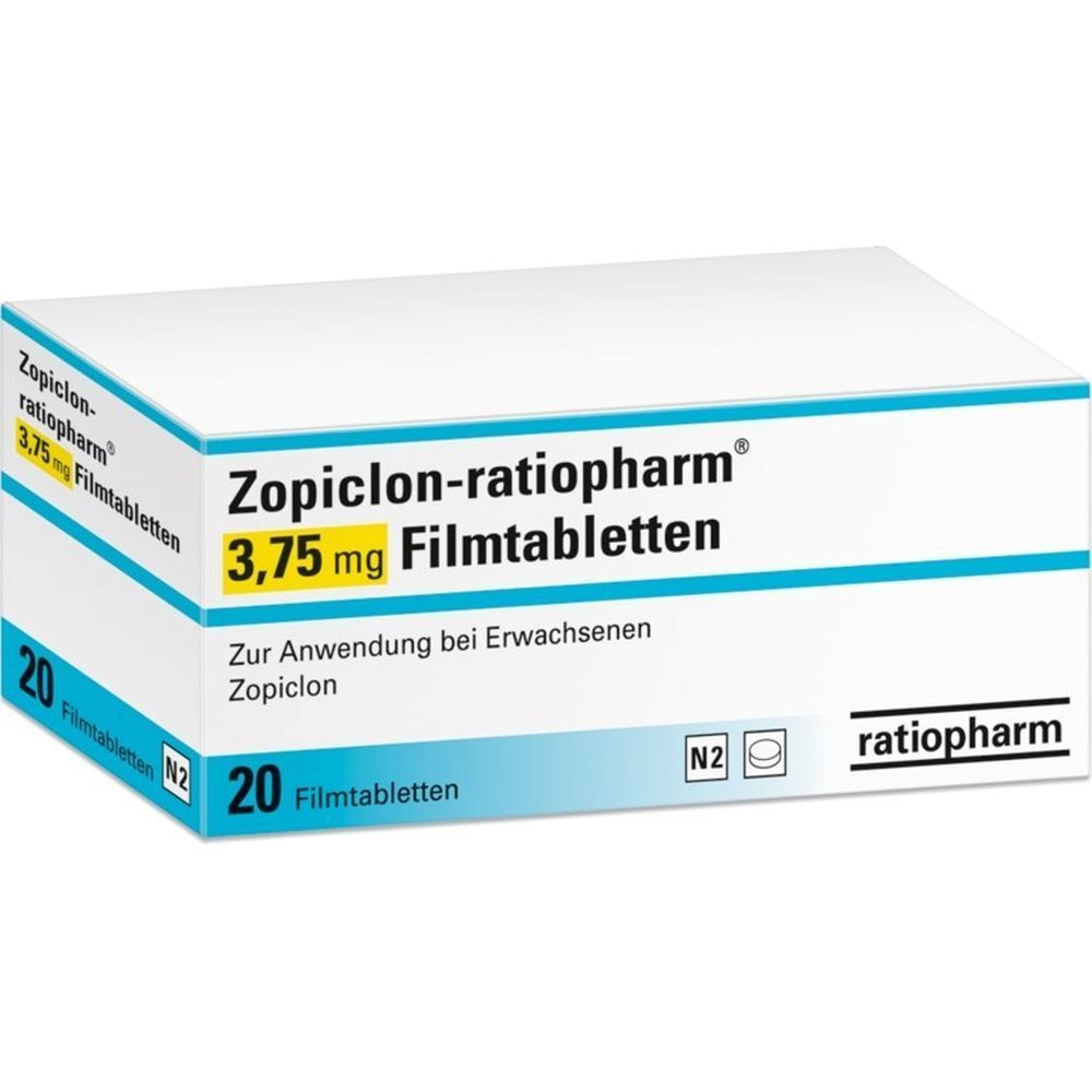 Zopiclon-ratiopharm® 3,75 mg