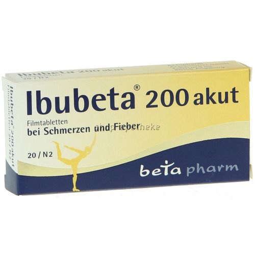 Ibubeta 200 akut Filmtabletten