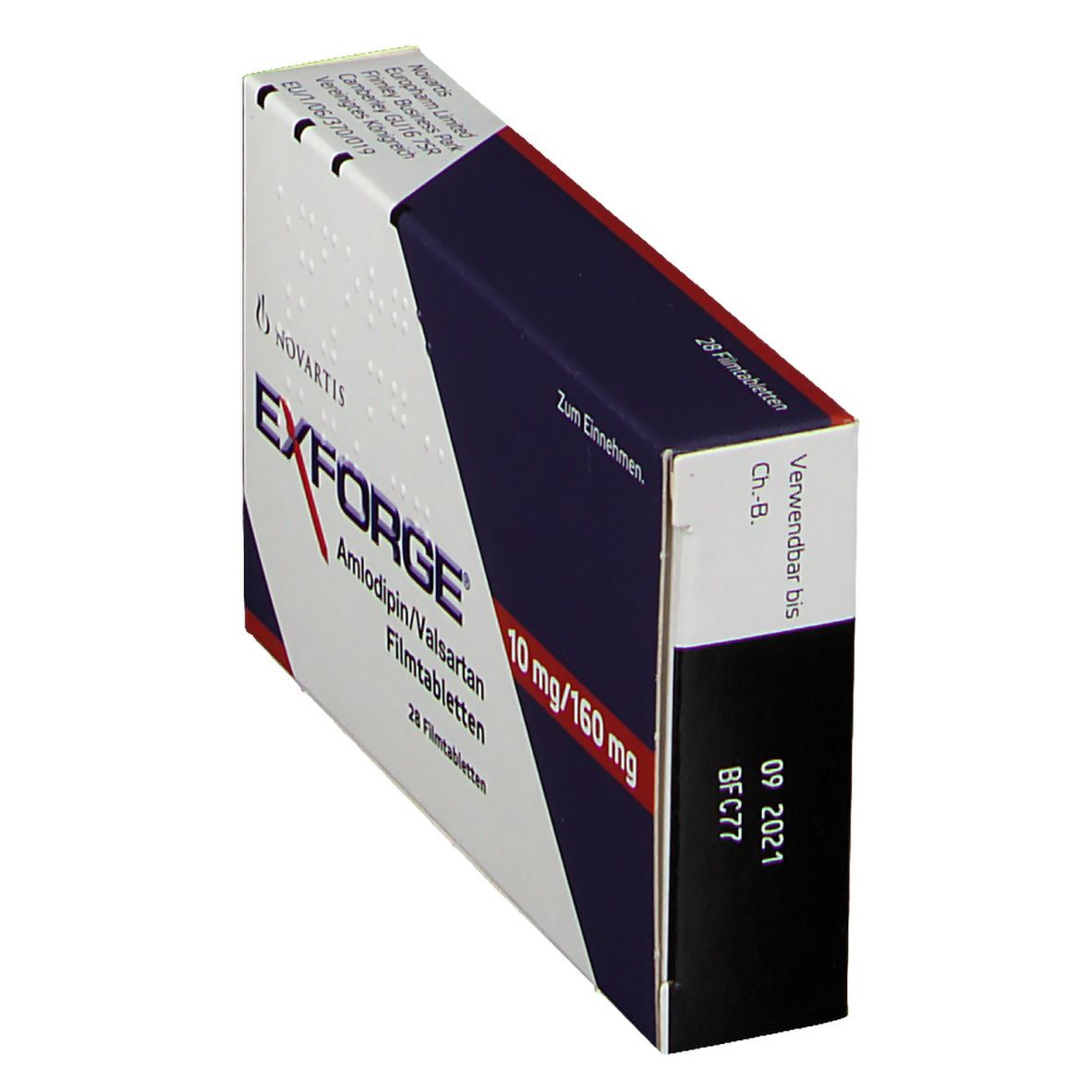 Exforge 10 mg/160 mg Filmtabletten 28 St