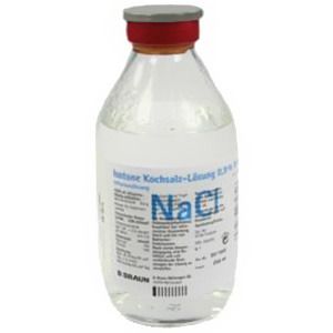 Isotone Kochsalz-Lösung 0,9% B. Braun Glasflasche