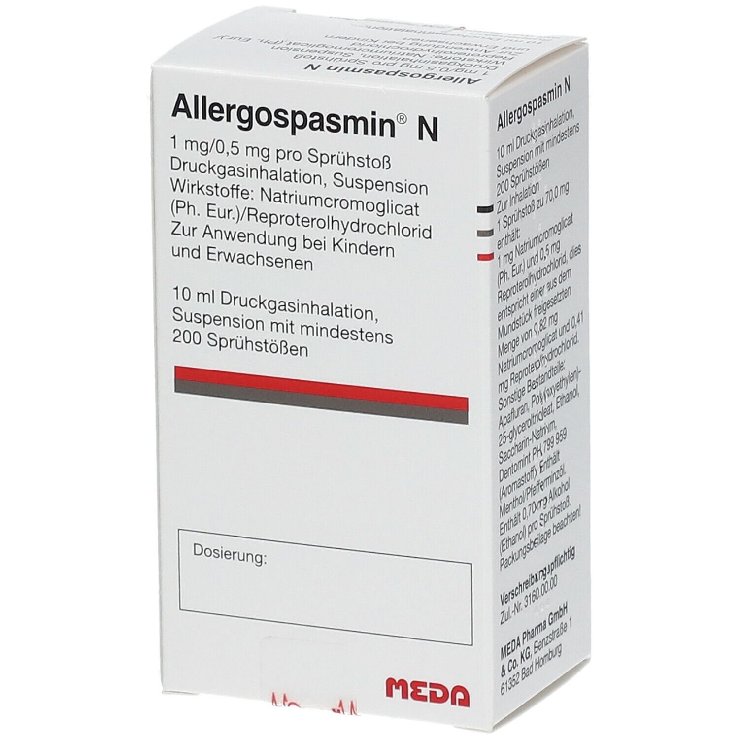 Allergospasmin® N 1 mg/0,5 mg pro Sprühstoß