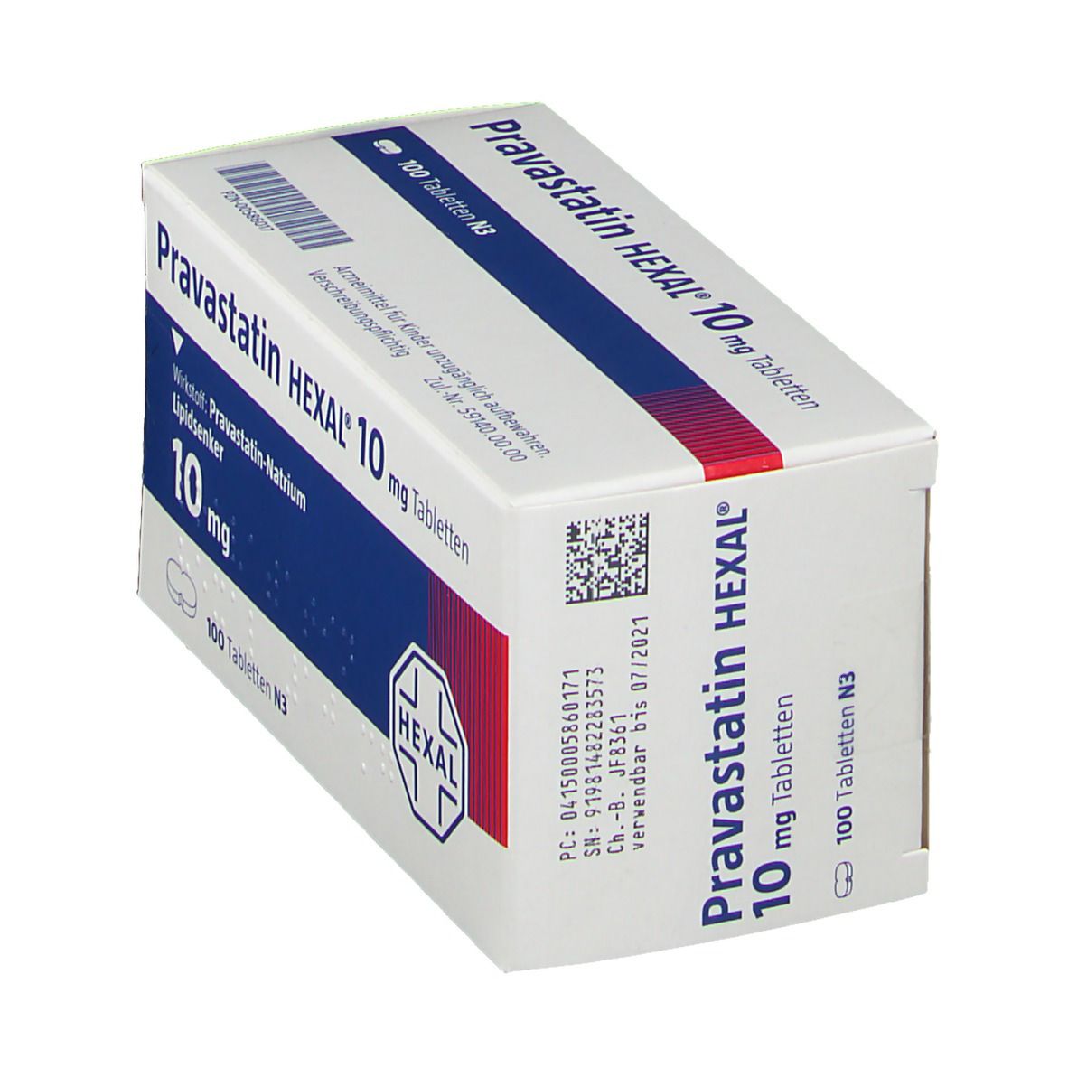 Pravastatin Hexal 10 mg Tabletten 100 St