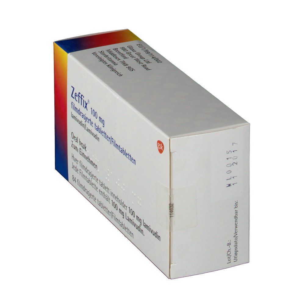 Zeffix 100 mg Filmtabletten 84 St