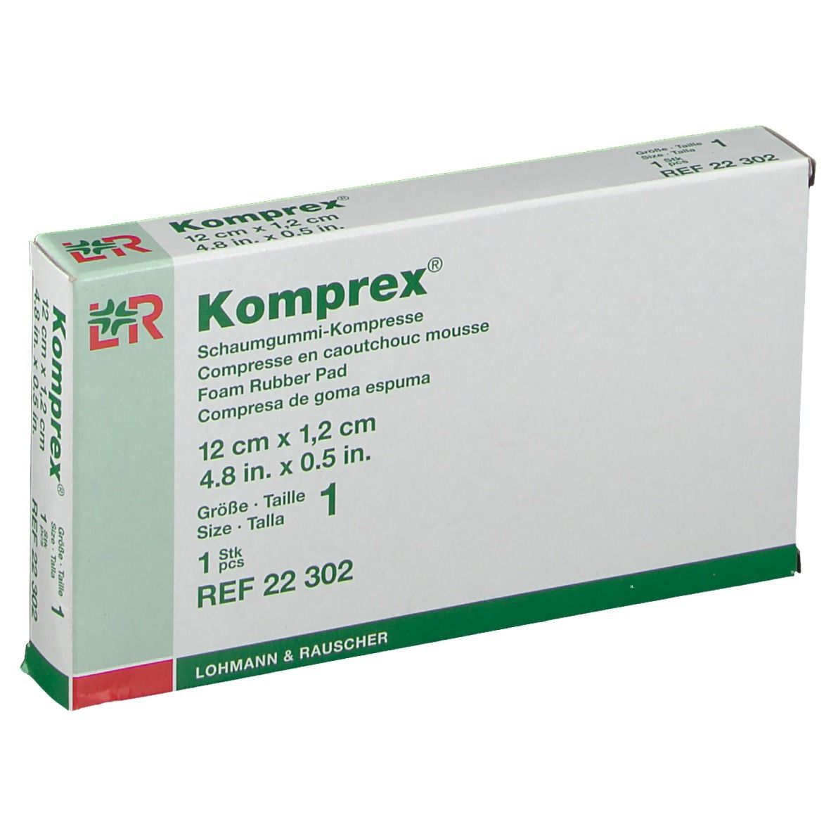 Komprex® Schaumgummikompresse Gr. 1 nierenförmig 1 St - SHOP APOTHEKE