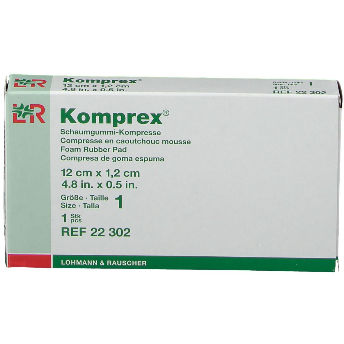 Komprex® Schaumgummikompresse Gr. 1 nierenförmig