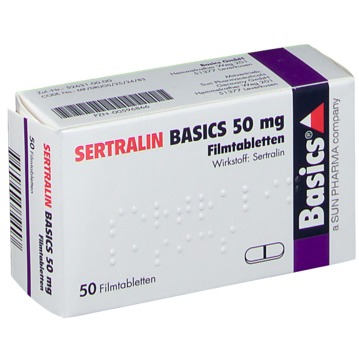 SERTRALIN BASICS 50 mg