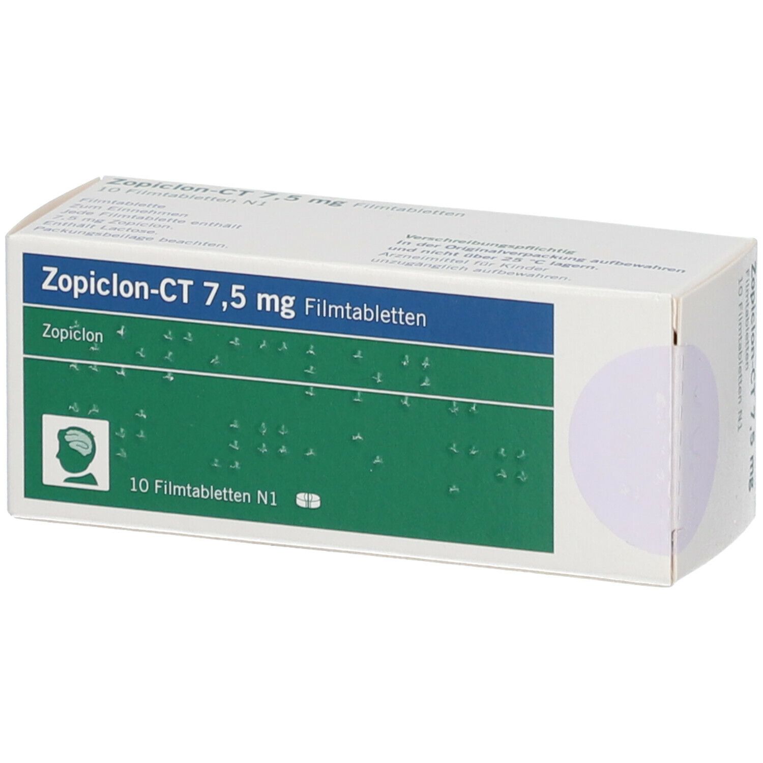 Zopiclon-Ct 7,5 mg Filmtabletten 10 St