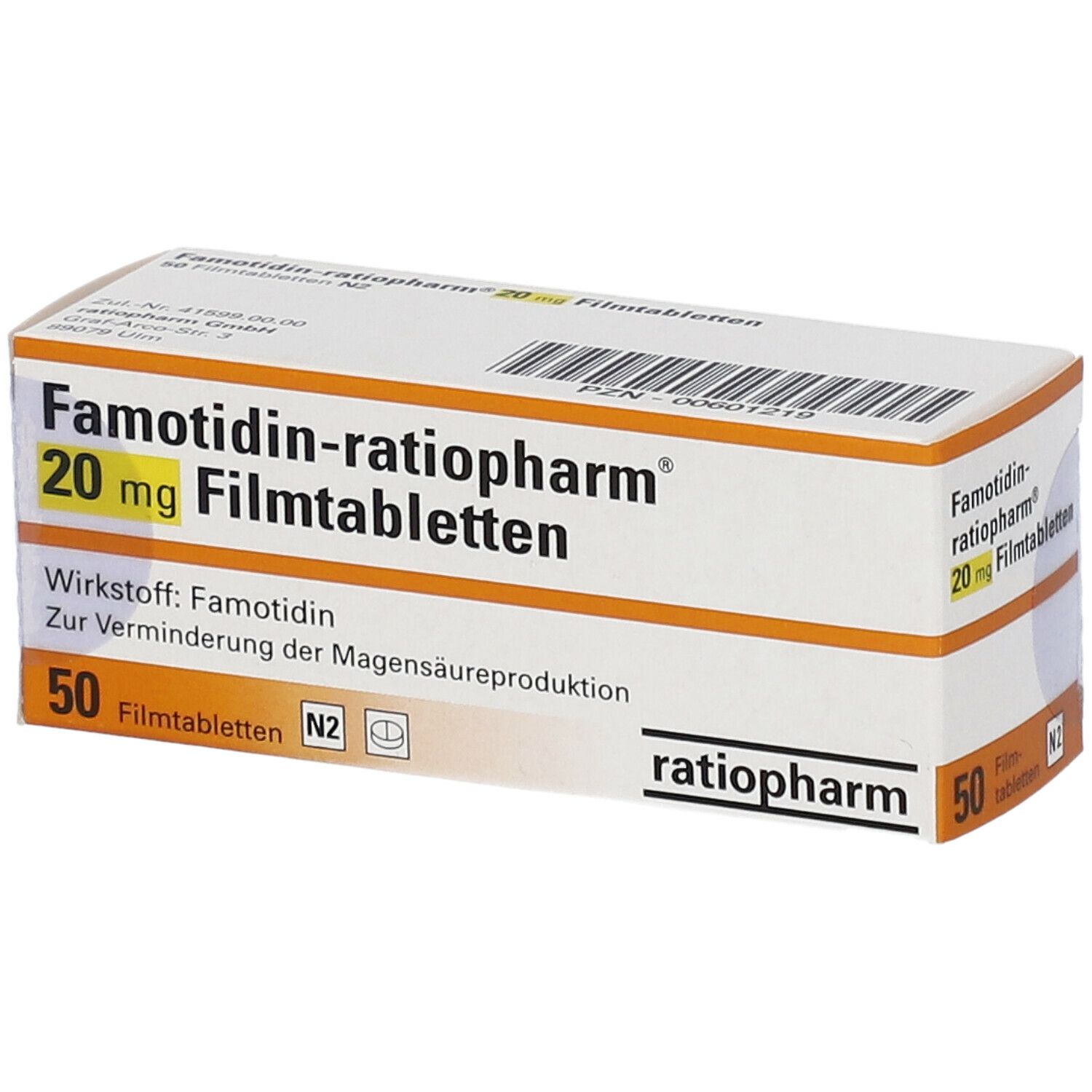 Famotidin-ratiopharm® 20 mg